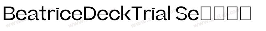 BeatriceDeckTrial Se字体转换